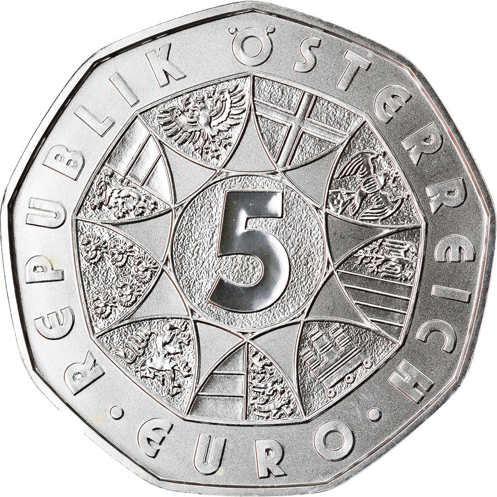 Österreich, 5 Euro, New Year, 2018, Vienna, STGL, Silber