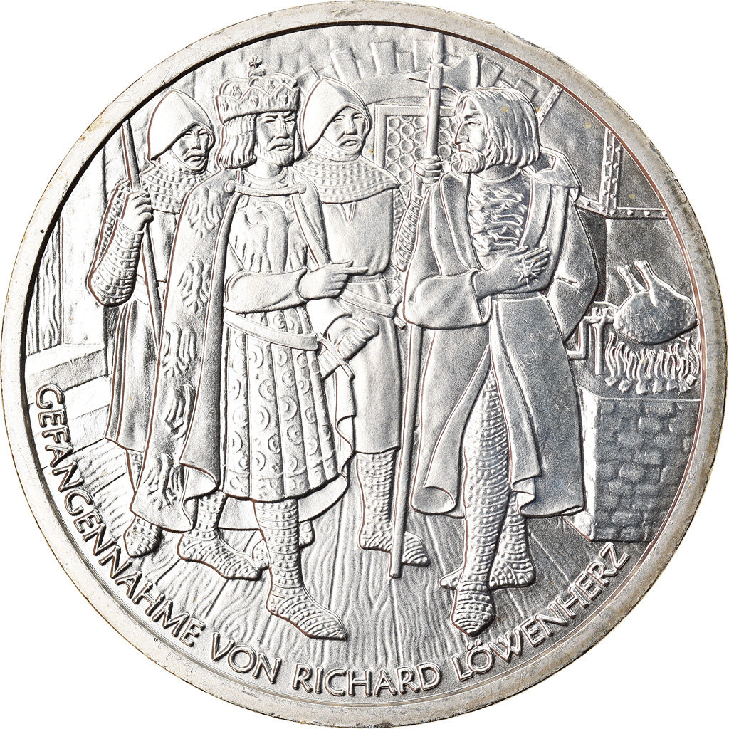 Austria, 10 Euro, Richard the Lionheart in Dürnstein, 2009, Vienna, MS(65-70)