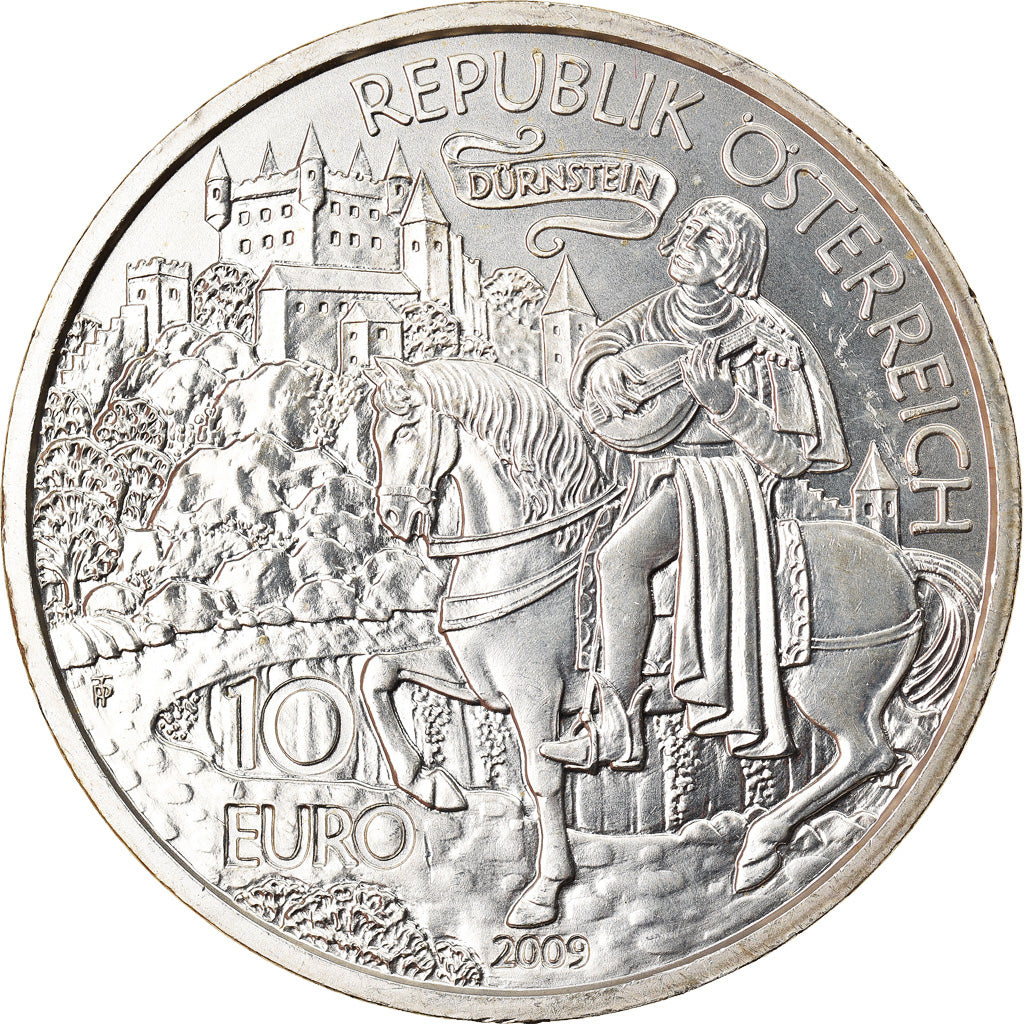 Austria, 10 Euro, Richard the Lionheart in Dürnstein, 2009, Vienna, MS(65-70)