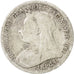 Coin, Great Britain, Victoria, 3 Pence, 1901, VF(20-25), Silver, KM:777