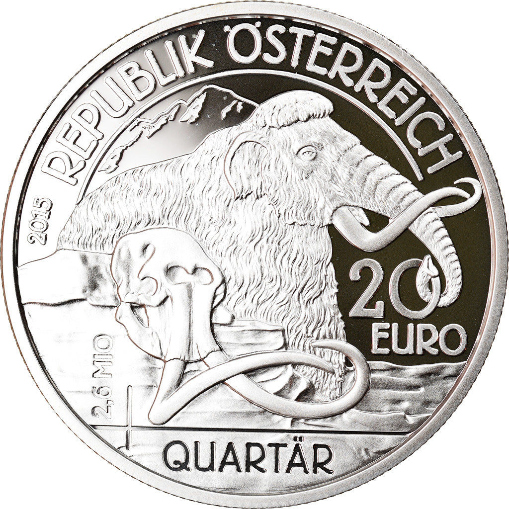 Austria, 20 Euro, Quaternary, 2015, Vienna, MS(65-70), Silver