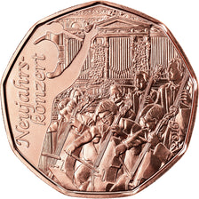 Austria, 5 Euro, New Year - Concert, 2016, Vienna, MS(65-70), Copper