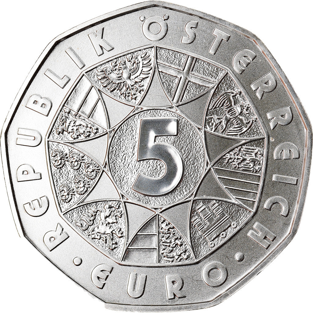 Austria, 5 Euro, Bundesheer, 2015, Vienna, FDC, Argento