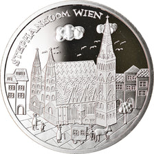 Austria, 10 Euro, Stephansdom Wien, 2015, Vienna, MS(65-70), Silver
