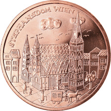 Austria, 10 Euro, Stephansdom Wien, 2015, Vienna, MS(65-70), Copper
