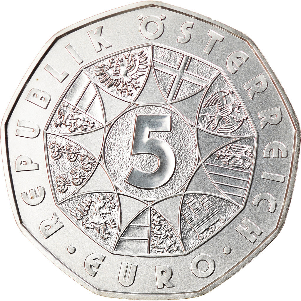 Austria, 5 Euro, 150 years danube waltz, 2017, Vienna, MS(65-70), Silver
