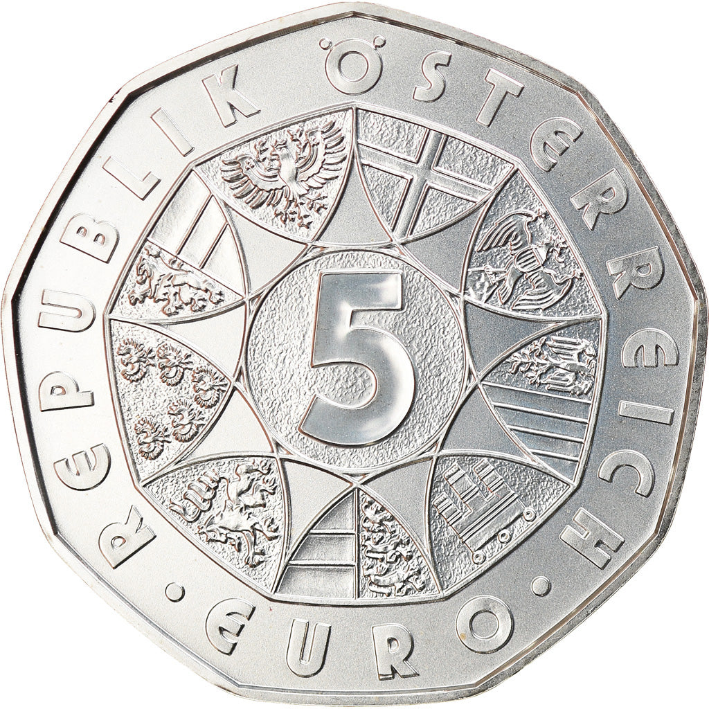 Austria, 5 Euro, Easter Lamb, 2017, Vienna, FDC, Argento