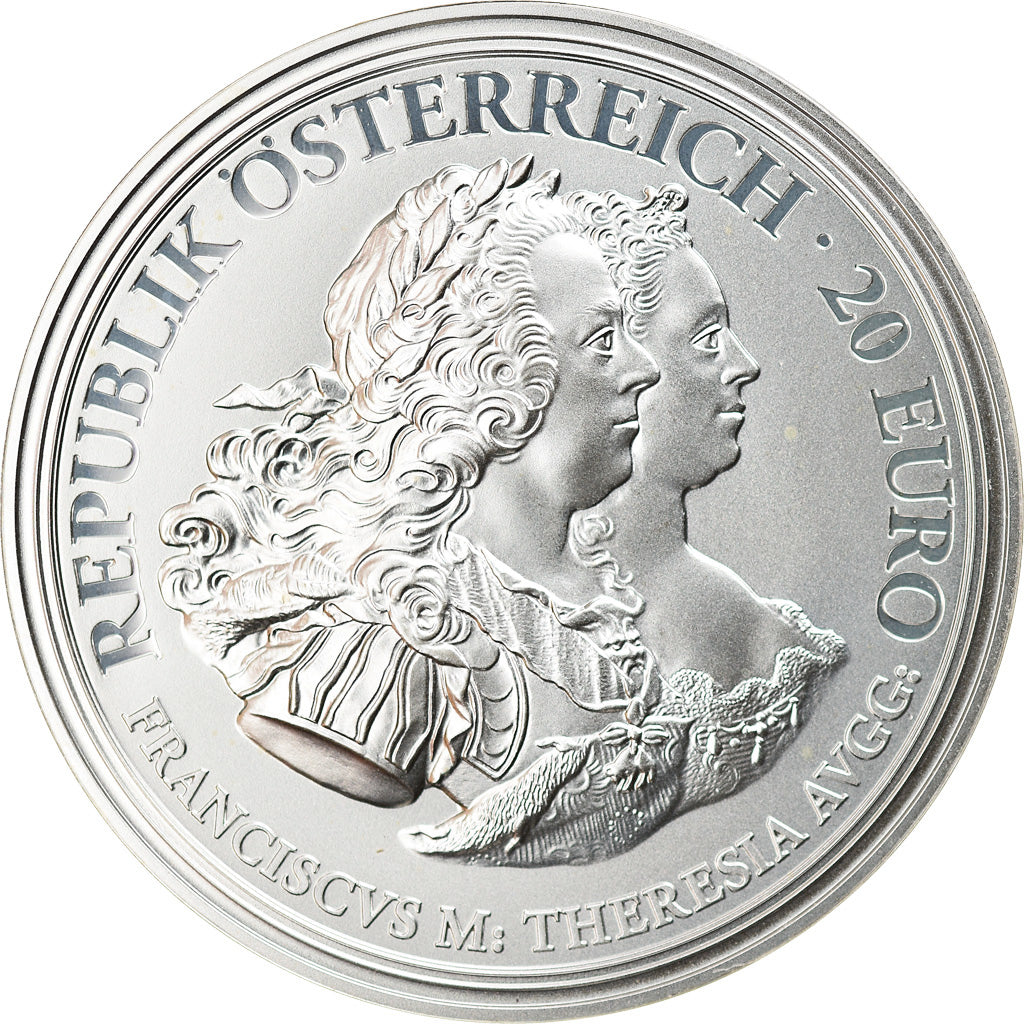 Autriche, 20 Euro, Birth of Empress Maria Theresa, 2017, Vienna, FDC, Argent