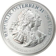 Autriche, 20 Euro, Birth of Empress Maria Theresa, 2017, Vienna, FDC, Argent