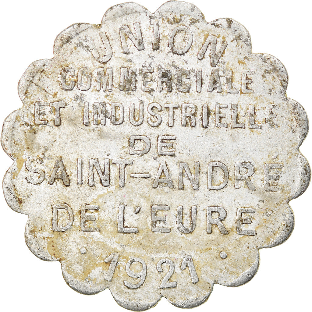 Monnaie, France, Union Commerciale et Industrielle, Saint-André-de-l'Eure, 25