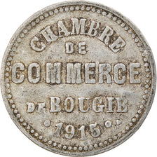 Coin, Algeria, Chambre de Commerce, Bougie, 10 Centimes, 1915, EF(40-45)