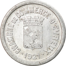 Coin, France, Chambre de Commerce, Evreux, 10 Centimes, 1921, MS(63), Aluminium