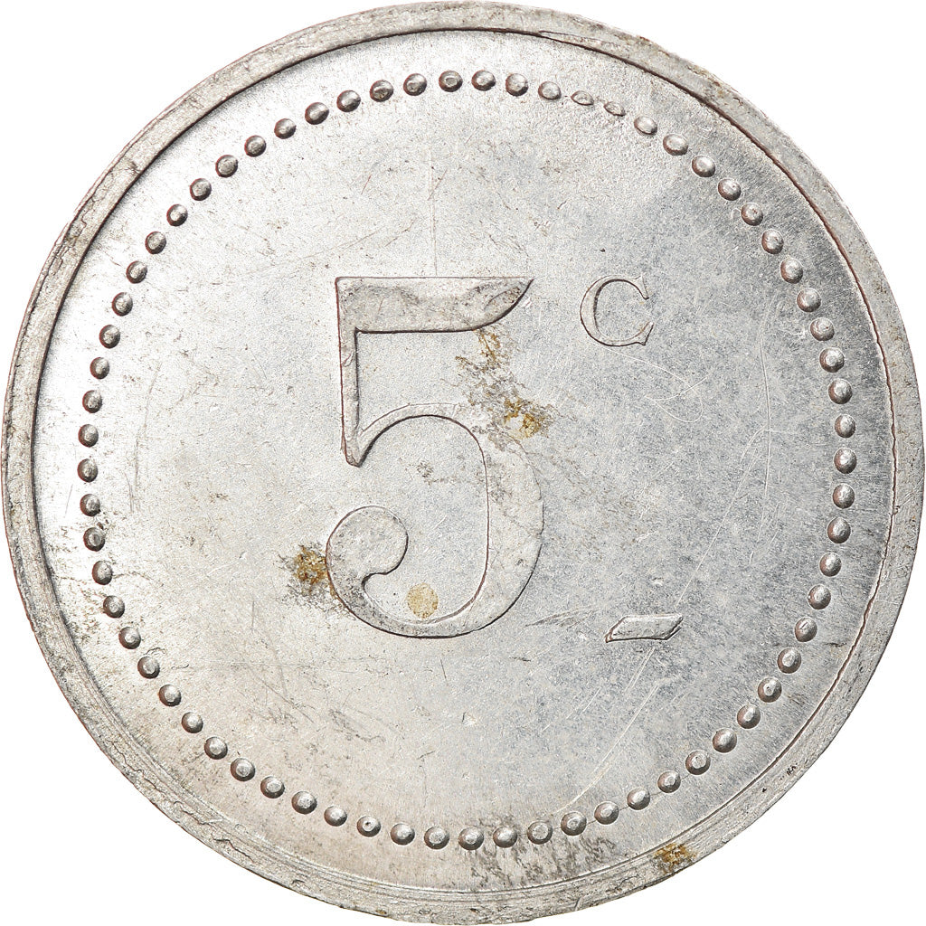 Moneta, Algeria, Chambre de Commerce, Bône, 5 Centimes, SPL-, Alluminio