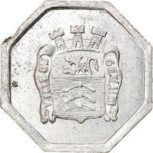 Coin, France, Ville de Gex, Gex, 25 Centimes, 1923, MS(60-62), Aluminium