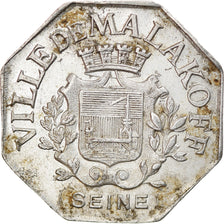 Munten, Frankrijk, Ville de Malakoff, Malakoff, 10 Centimes, ZF+, Aluminium