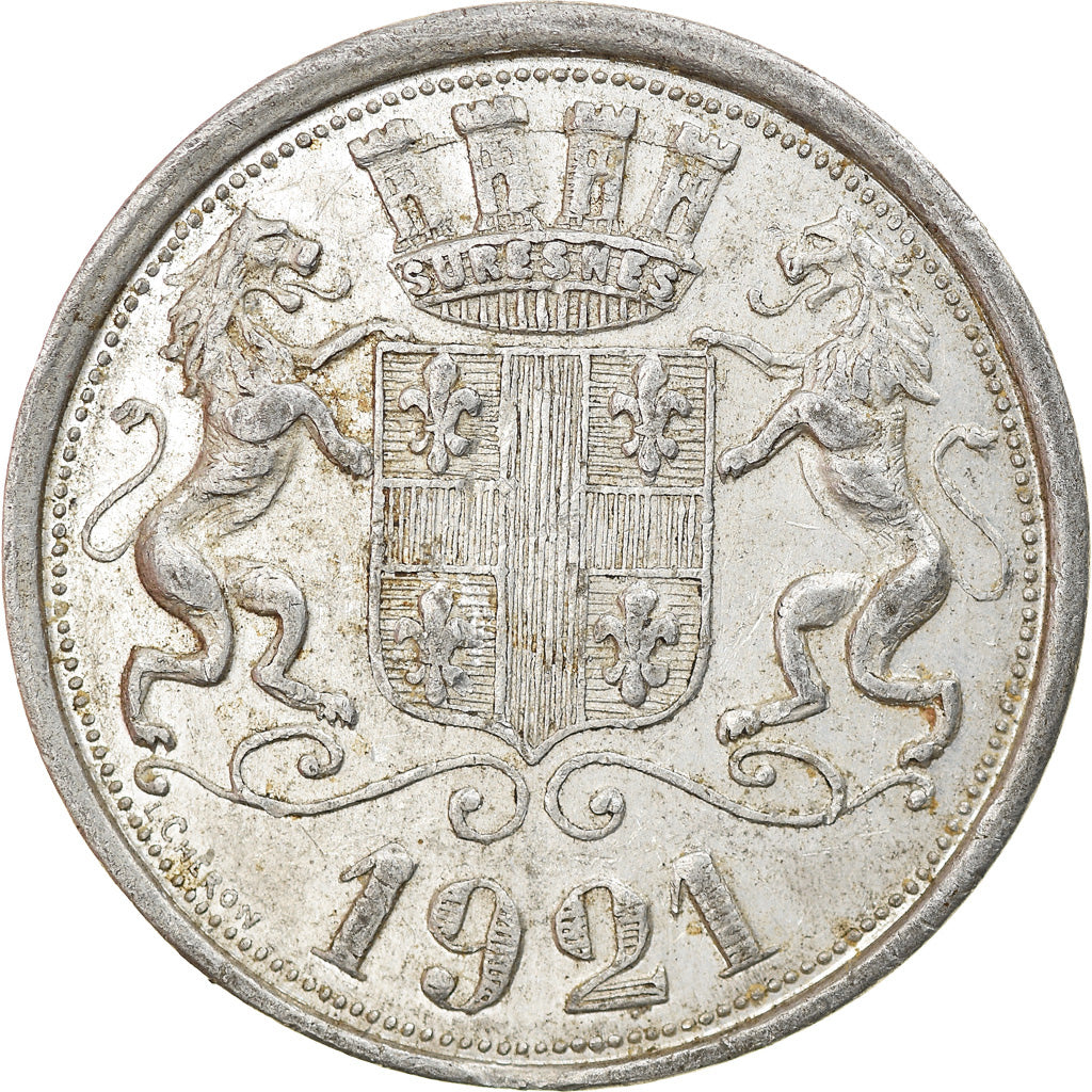 Monnaie, France, Chemin de Fer du Bois de Boulogne, Paris, 20 Centimes, TTB