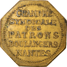 Münze, Frankreich, Chambre Syndicale des Patrons Boulangers, Nantes, 1/4