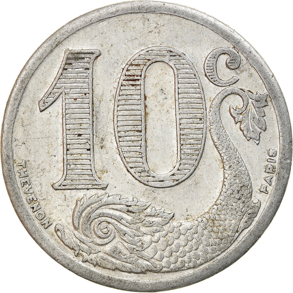 Coin, France, Société du Commerce, La Rochelle, 10 Centimes, 1922, EF(40-45)