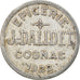 Münze, Frankreich, Epicerie DALIDET, Cognac, 10 Centimes, 1922, SS, Aluminium