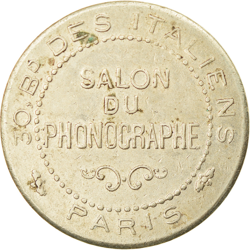 Francia, Token, Salon du Phonographe, 30 Bd des Italiens, Paris, MBC