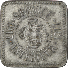 Coin, France, Société Générale, Service Intérieur, Paris, 10 Centimes