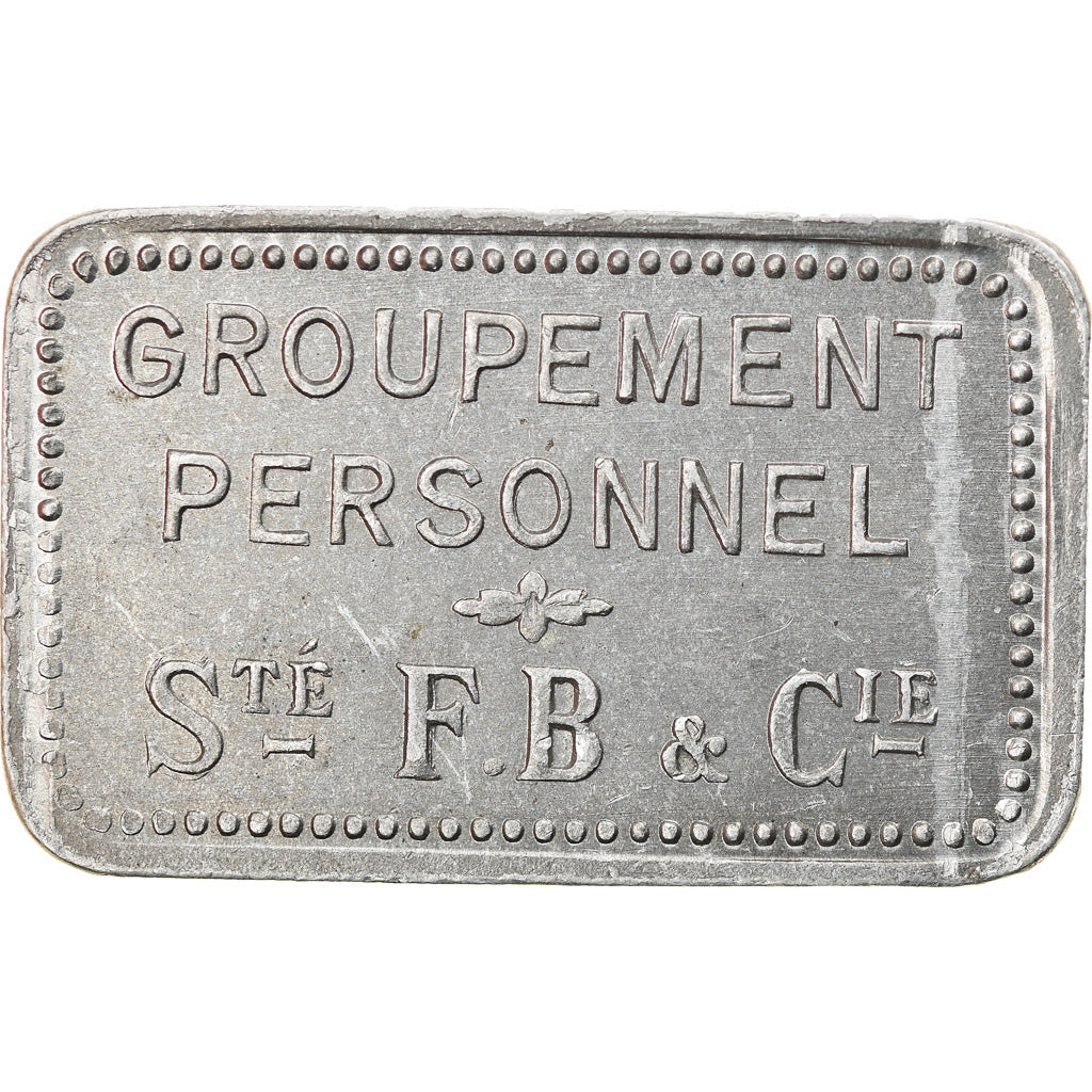 Münze, Frankreich, Groupement Personnel, Société F.B. & Cie, Paris, 1 Franc