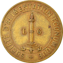 Coin, France, Société d'Alimentation Economique, VIANDE, 20 Centimes