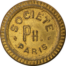 Francia, 20 Centimes, Token "à consommer", Paris, Société Ph., SPL-, Ottone