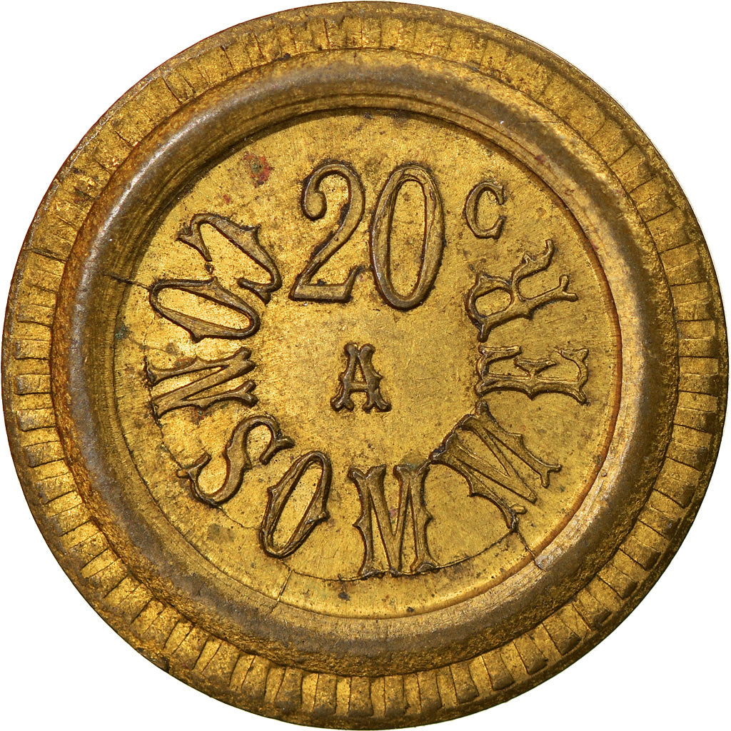 Francia, 20 Centimes, Token 