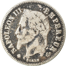 Monnaie, France, Napoleon III, 20 Centimes, 1866, Strasbourg, TB, Argent