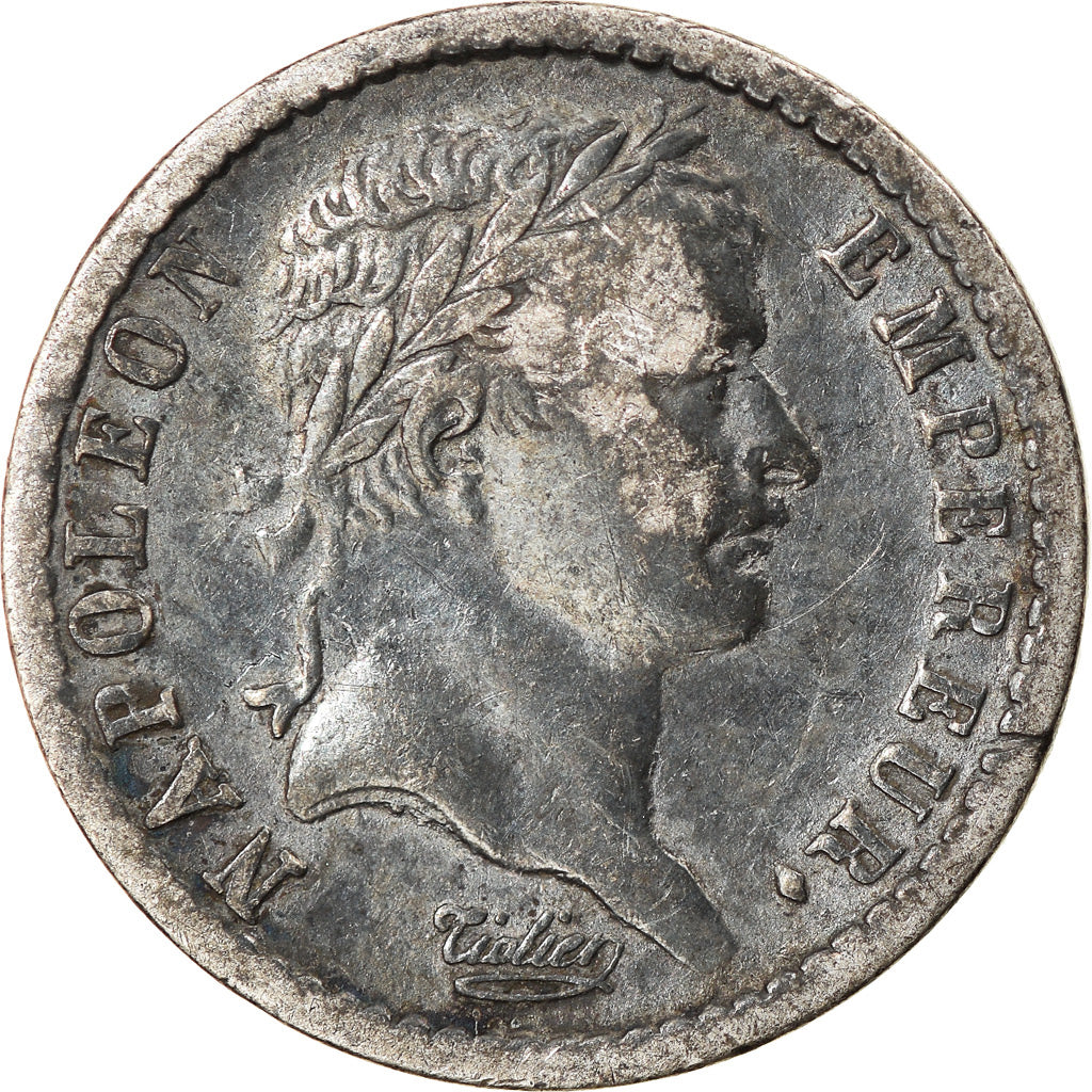 Coin, France, Napoléon I, 1/2 Franc, 1808, La Rochelle, VF(20-25), Silver