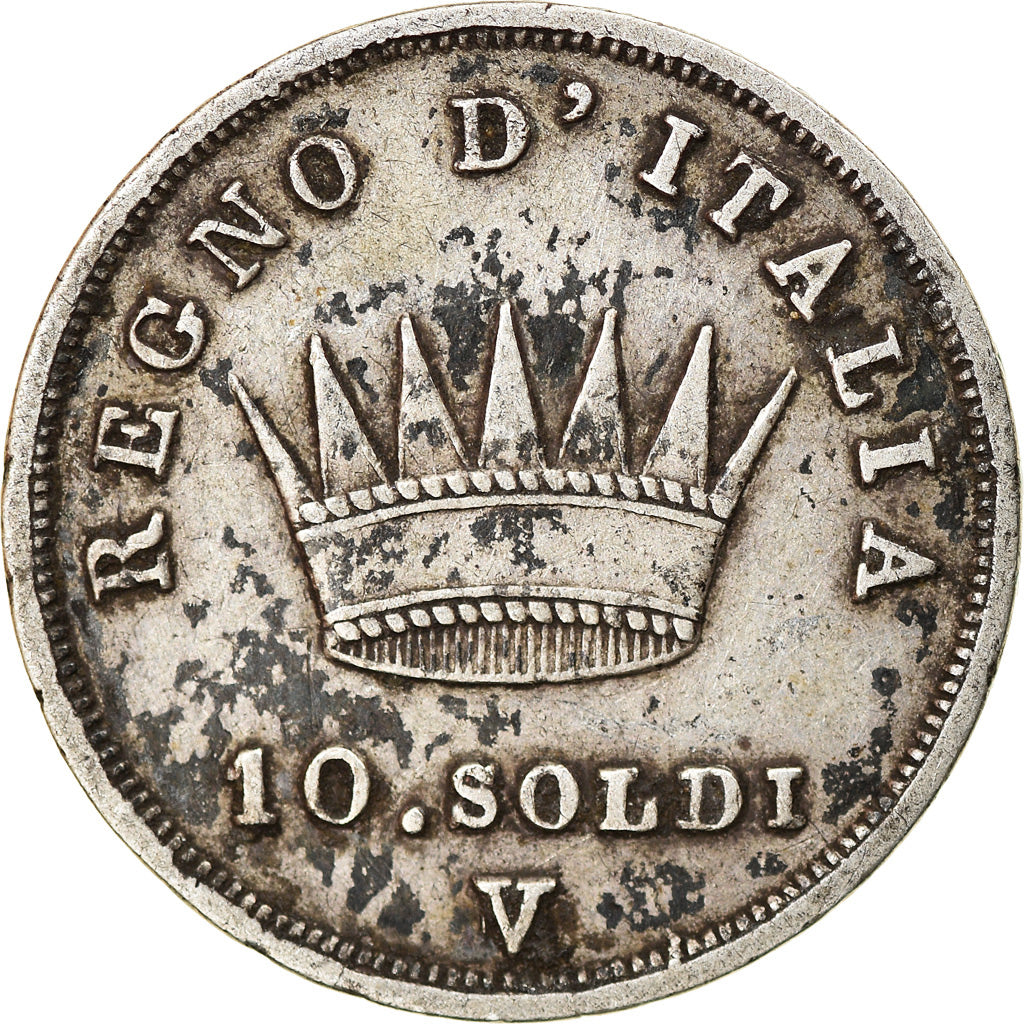 Coin, ITALIAN STATES, KINGDOM OF NAPOLEON, Napoleon I, 10 Soldi, 1812, Venice