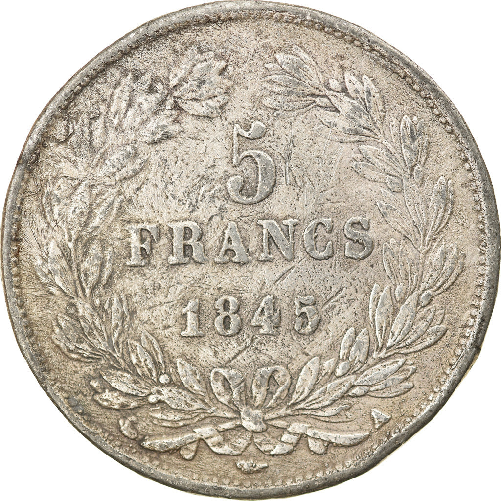 Monnaie, France, Louis-Philippe, 5 Francs, 1845, Paris, Faux d'époque, TTB