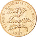 Coin, Rwanda, 5 Francs, 1987, MS(63), Bronze, KM:13