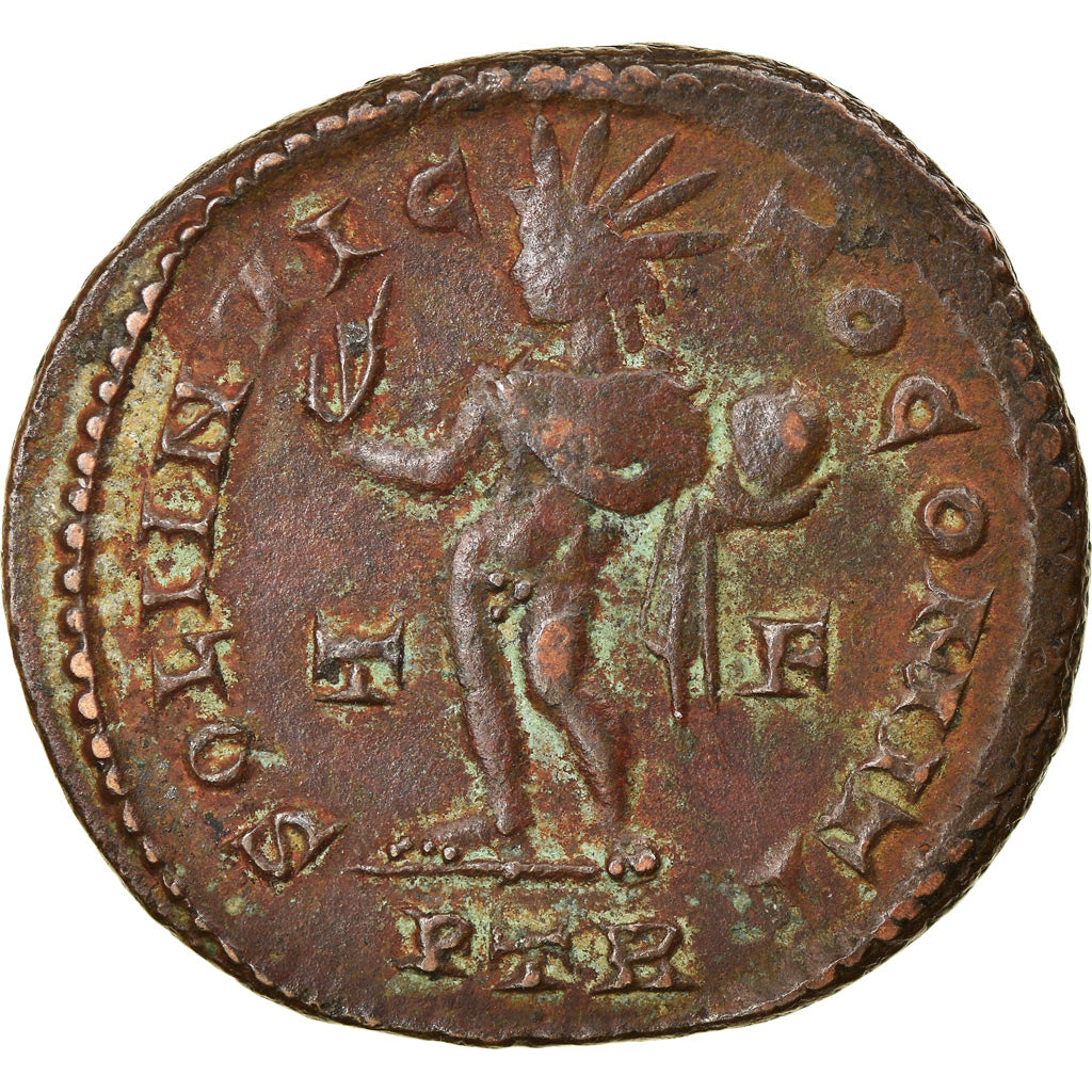 Coin, Constantine I, Follis, AD 310-313, Trier, EF(40-45), Bronze, RIC:873