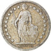 Coin, Switzerland, 1/2 Franc, 1900, Bern, VF(20-25), Silver, KM:23
