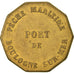 France, Jeton, Boulogne-sur-mer, Pêche Maritime, Transport du Poisson, 1847