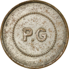 Moneta, Francia, P. G, Bon de Consommation, Uncertain Mint, 10 Centimes, BB