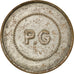 Moneta, Francia, P. G, Bon de Consommation, Uncertain Mint, 10 Centimes, BB