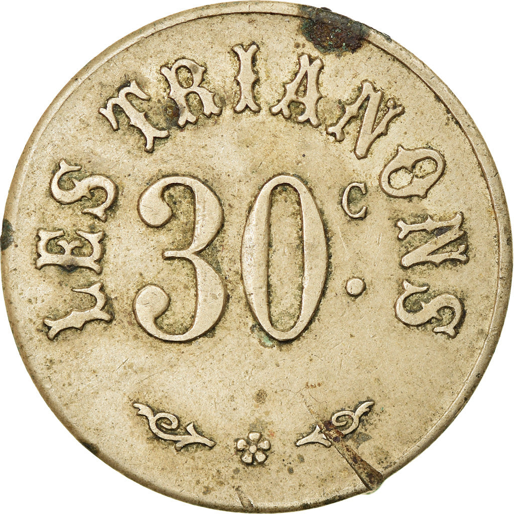 Monnaie, France, Les Trianons, Versailles, 30 Centimes, TTB, Maillechort
