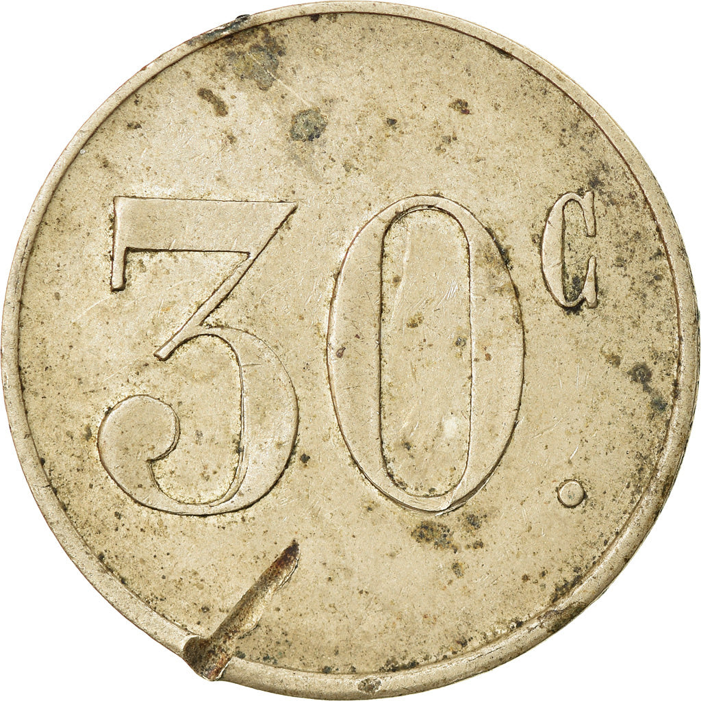 Monnaie, France, Les Trianons, Versailles, 30 Centimes, TTB, Maillechort