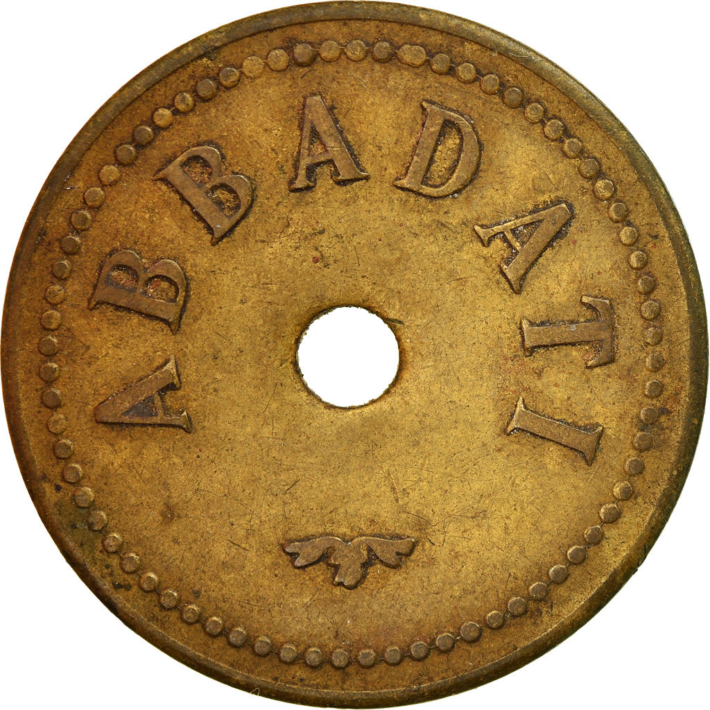Moneta, Francia, Abbadati, Tucquegnieux, 50 Centimes, BB, Ottone