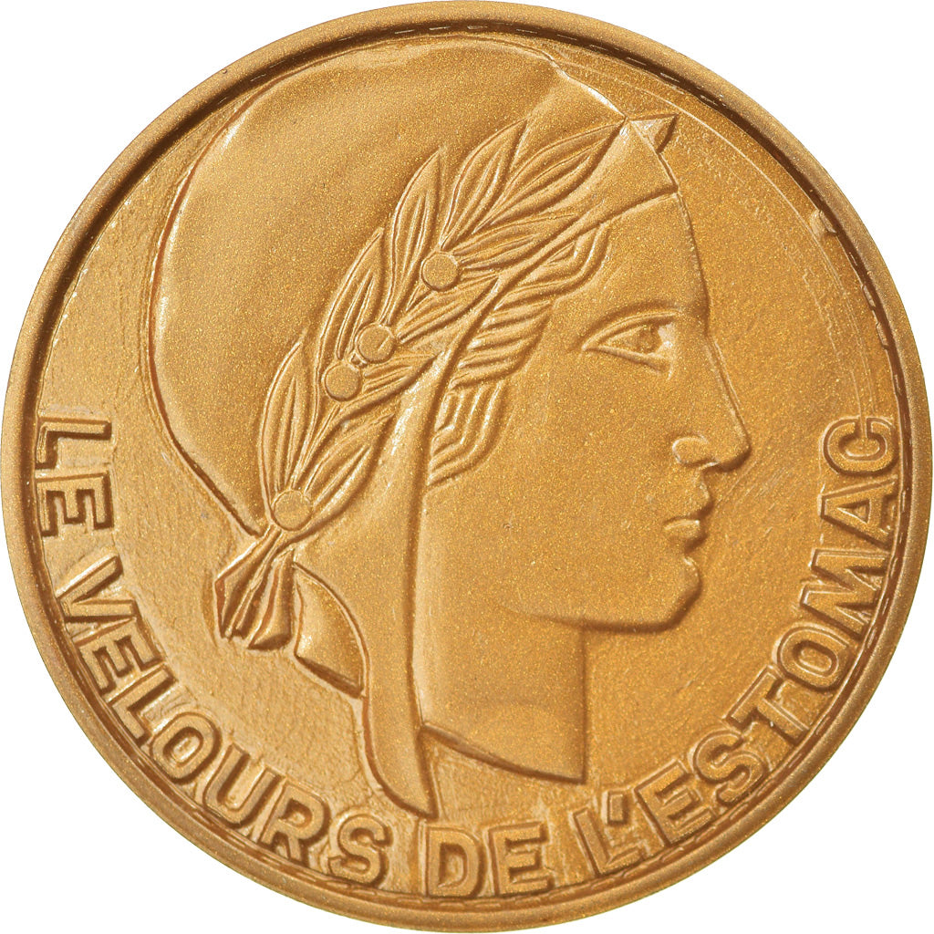 Münze, Frankreich, Vin des Rochers, Le Velours de l'Estomac, Paris, 0.20 Franc