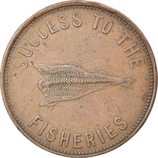 Canada, Token, Speed the Plough, Success to the Fisheries, 1859-60, EF(40-45)