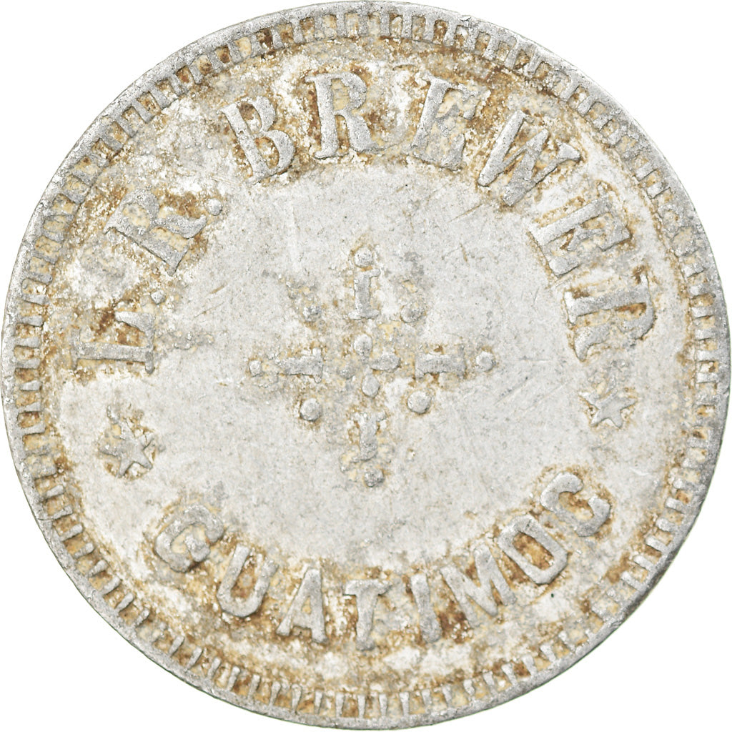 Coin, Mexico, Cafetal Guatimoc, L. R. Brewer, Value 3, Token, EF(40-45)