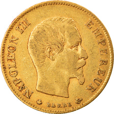 Munten, Frankrijk, Napoleon III, 10 Francs, 1859, Strasbourg, ZF, Goud