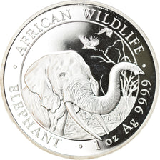 Coin, Somalia, Elephant, 100 Shillings, 2018, 1 Oz, MS(65-70), Silver