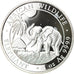 Coin, Somalia, Elephant, 100 Shillings, 2017, 1 Oz, MS(65-70), Silver