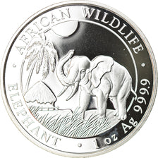 Coin, Somalia, Elephant, 100 Shillings, 2017, 1 Oz, MS(65-70), Silver