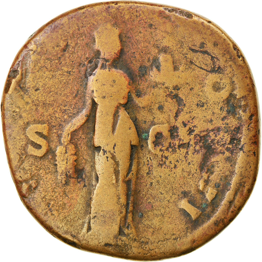 Coin, Antoninus Pius, Sestertius, 139, Rome, VF(20-25), Bronze, RIC:546